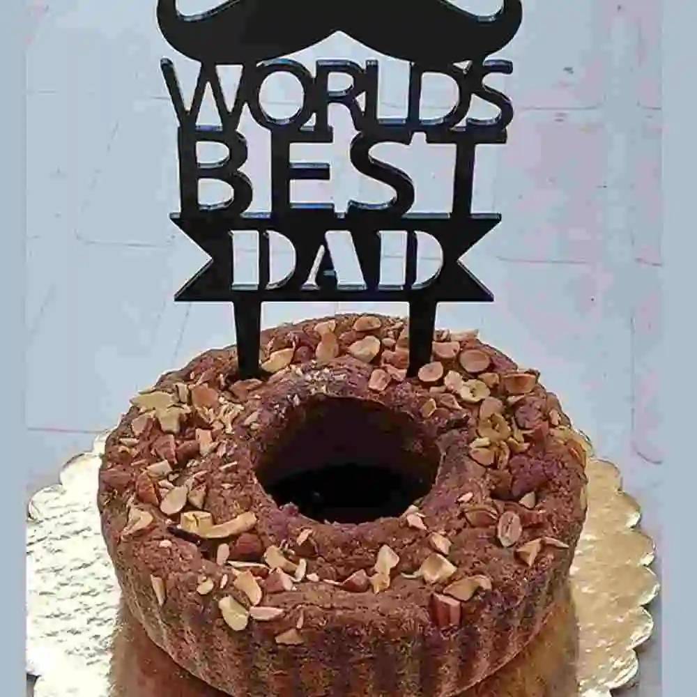 World's Best Dad Cake Topper